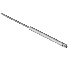 697699 750N  Gasfeder, 750 Newton, ohne Anschlüsse, beidseitig M6 Gewindezapfen