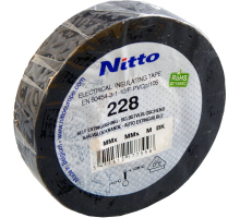 Nitto 228, 30 mm x 20 m  Isolierband, schwarz