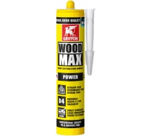Wood Max D4, 380 g Kartusche  Holzkonstruktionsklebstoff, überstreichbar, Artikel-Nr. 24540