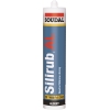 Soudal Silirub AL, 300 ml cartridge   silicone, transparent