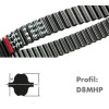 1200-D8MHP-20  Neopren-Zahnriemen, Glascord, Omega HP