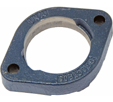 GEHGLCTE05-GG  Flanschlagergehäuse, oval