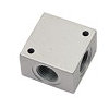 3312 00 10  Kreuzverteilerblock, 4xG1/8