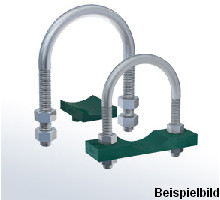 RB W32 A176 komplett  Rundstahlbügel, D1 = 159-168,3 mm