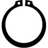 WA-A 68-041  Sicherungsring, DIN 471, verzinkt Zn12