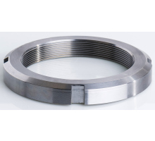 KM 6 V4A   grooved nut, stainless steel, M30X1, 50