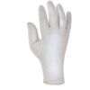 89916, Gr.10  Baumwoll-Trikot-Handschuhe, weiß, gebleicht, geschichtelt, mittelschwer