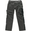 12579-442-1809, size 90C48   trousers with thigh pockets, men /women, UNIQUE, dark anthracite/black