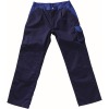 00979-430-111, size 82C42   trousers with knee pockets, men /women, IMAGE, navy blue/cornflower blue