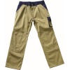 00979-430-51, size 82C42   trousers with knee pockets, men /women, IMAGE, khaki/navy blue