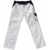 00979-430-61, size 82C42   trousers with knee pockets, men /women, IMAGE, white/navy blue