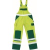 07169-470-1703, size 82C44   dungarees with knee pockets, men /women, SAFE COMPETE, hi-vis yellow/green