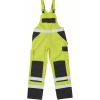 07169-470-17888, size 82C44   dungarees with knee pockets, men /women, SAFE COMPETE, hi-vis yellow/anthracite