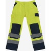 07179-470-171, size 76C44   trousers with knee pockets, men /women, SAFE COMPETE, hi-vis yellow/navy blue