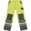 07179-470-17888, size 76C44   trousers with knee pockets, men /women, SAFE COMPETE, hi-vis yellow/anthracite