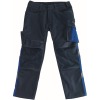 12679-442-01011, size 90C62   trousers with knee pockets, men /women, UNIQUE, bluish black/cornflower blue