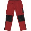 12679-442-0209, size 90C50   trousers with knee pockets, men /women, UNIQUE, red/black