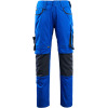 13079-230-11010, size 82C54   trousers with knee pockets, men, UNIQUE, cornflower blue/bluish black