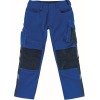 12679-442-11010, size 90C62   trousers with knee pockets, men /women, UNIQUE, cornflower blue/bluish black