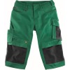 14149-442-0309, size C60   three-quarter trousers with knee pockets, men /women, UNIQUE, green/black