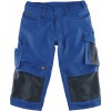 14149-442-11010, size C58   three-quarter trousers with knee pockets, men /women, UNIQUE, cornflower blue/bluish black