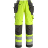 15531-860-1718, size 90C54   trousers with hanging bags, men /women, SAFE SUPREME, hi-vis yellow/dark anthracite