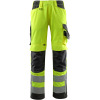 15579-860-1709, size 90C52   trousers with knee pockets, men /women, SAFE SUPREME, hi-vis yellow/black