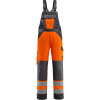 15969-948-1418, size 90C48   dungarees with knee pockets, men /women, SAFE LIGHT, hi-visorange/dark anthracite