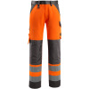 15979-948-1418, size 90C58   trousers with knee pockets, men /women, SAFE LIGHT, hi-visorange/dark anthracite