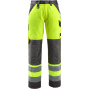 15979-948-1718, size 90C62   trousers with knee pockets, men /women, SAFE LIGHT, hi-vis yellow/dark anthracite
