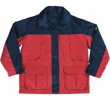 00930-650-21, size 2XL   jacket, red/navy blue