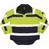 07223-880-171, size 2XL   winter jacket, men /women, SAFE COMPETE, hi-vis yellow/navy blue
