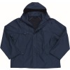 07060-028-01, size 2XL   rain jacket, men /women, AQUA, navy blue
