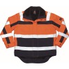 07223-880-141, size 2XL   winter jacket, men /women, SAFE COMPETE, hi-visorange/navy blue