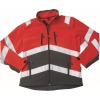 09001-183-A49, size 2XL   softshell jacket, red/dark anthracite