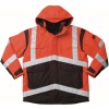 09030-025-A49, size 2XL   parka, men /women, SAFE YOUNG, hi-vis red/dark anthracite