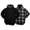 89417, size L   thermo reversible jacket, black/white