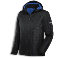 9890, size XXL   softshell jacket, blue/black