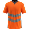 50127-933-14010, Gr.2XL  T-Shirt, Herren/Damen, SAFE SUPREME, hi-vis orange/schwarzblau