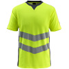 50127-933-17010, Gr.XL  T-Shirt, Herren/Damen, SAFE SUPREME, hi-vis gelb/schwarzblau
