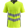 50127-933-1709, Gr.2XL  T-Shirt, Herren/Damen, SAFE SUPREME, hi-vis gelb/schwarz