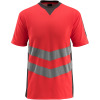 50127-933-22218, Gr.S  T-Shirt, Herren/Damen, SAFE SUPREME, hi-vis rot/dunkelanthrazit