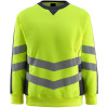 50126-932-17010, Gr.2XL  Sweatshirt, Herren/Damen, SAFE SUPREME, hi-vis gelb/schwarzblau