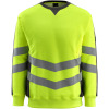 50126-932-1709, Gr.3XL  Sweatshirt, Herren/Damen, SAFE SUPREME, hi-vis gelb/schwarz