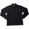 50352-833-09, Gr.M  Polo-Sweatshirt, Herren/Damen, FRONTLINE, schwarz