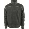 50354-835-118, Gr.XL  Strickpullover mit kurzem Reißverschluss, Herren/Damen, FRONTLINE, hellanthrazit
