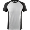 50567-959-0618, Gr.XL  T-Shirt, Herren/Damen, UNIQUE, weiß/dunkelanthrazit