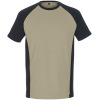 50567-959-5509, Gr.S  T-Shirt, Herren/Damen, UNIQUE, hellkhaki/schwarz