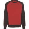 50570-962-0209, Gr.S  Sweatshirt, Herren/Damen, UNIQUE, rot/schwarz