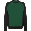 50570-962-0309, Gr.XS  Sweatshirt, Herren/Damen, UNIQUE, grün/schwarz